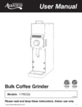 Avantco BCG3 3 lb. Bulk Coffee Grinder - 110V