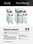 Avantco Past Cookers Parts Manual Avantco Past Cookers Parts Manual