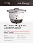 177GRCNAT_177GRCLP Avantco Rice Cooker Manual 177GRCNAT_177GRCLP Avantco Rice Cooker Manual
