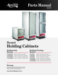 Avantco Holding and Proofing Cabinets Parts Manual Avantco Holding and Proofing Cabinets Parts Manual