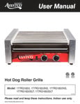 Avantco Hot Dog Rollers Manual