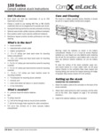 181486 eLock-InBox-150series Instructions 181486 eLock-InBox-150series Instructions