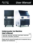 UC Series Ice Machine Manual
