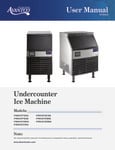 Avantco Undercounter Ice Machine Manual