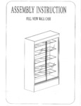 20021 Display Case Assembly Instructions