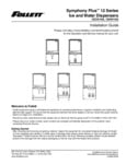Follett Symphony Plus 12 CI Instructions Follett Symphony Plus 12 CI Instructions
