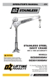 Davit Crane Manual Davit Crane Manual
