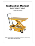 CART-1000-DC-CTD manual
