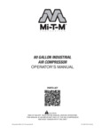Mi-T-M Air Compressor Manual Mi-T-M Air Compressor Manual