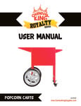 Carnival King Popcorn Cart