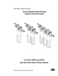 3M Dual Port Manifold Water Filtration Systems Manual