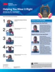 3M Full Face Respirator 6000 Series Poster