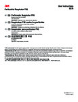 3M P95 Particulate Respirator 8576 Instructions 3M P95 Particulate Respirator 8576 Instructions