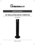 40inch OSCILLATING DIGITAL TOWER FAN WITH REMOTE 40inch OSCILLATING DIGITAL TOWER FAN WITH REMOTE