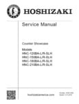 Hoshizaki HNC Series Service Manual