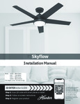 Skyflow Outdoor with LED Light 52 inch manual