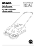 Hoover Outdoor Sweeper - Cordless 