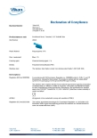 Vikan Declaration of Compliance Vikan Declaration of Compliance