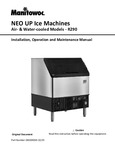 Manitowac NEO UP Air & Water Cooled - R290 Ice Machine