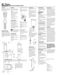 Sloan Toilet Installation Instructions Sloan Toilet Installation Instructions