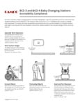 GAMCO Baby Changing Stations Accessibility Compliance