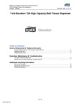 Tork Elevation 555628 High Capacity Black Double Roll Toilet Tissue Dispenser Tork Elevation 555628 High Capacity Black Double Roll Toilet Tissue Dispenser