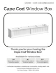 5694842W_4842-W_Cape Cod_WindowBox_Instructions