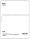 600BDR36F Cut-Out Template 600BDR36F Cut-Out Template