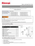 Rinnai Installation Instructions Rinnai Installation Instructions