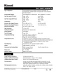 Rinnai EX17 Technical Info