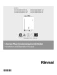 Rinnai I-Series Combi Boiler Manual