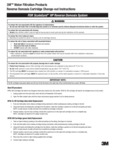3M HP Reverse Osmosis System Instructions 3M HP Reverse Osmosis System Instructions