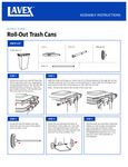 Lavex 64 Gallon | 32 Gallon Roll-Out Trash Cans Assembly Instructions Lavex 64 Gallon | 32 Gallon Roll-Out Trash Cans Assembly Instructions