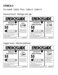 664CF1514835 Energy Guide 664CF1514835 Energy Guide