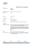 Vikan Declaration of Compliance Vikan Declaration of Compliance