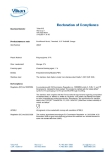 Vikan Declaration of Compliance Vikan Declaration of Compliance