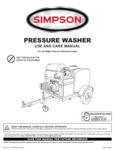 Simpson Pressure Washer 7112155NOCA Manual Simpson Pressure Washer 7112155NOCA Manual