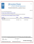 M&M Kosher Certificate