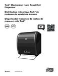 Tork 772728 Black Mechanical Hands Free Paper Towel Dispenser