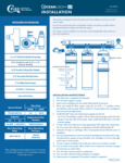 C Pure Oceanloch+ Triple Water Filtration System Installation Instructions