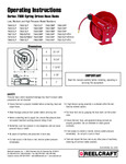 PREMIUM DUTY HOSE REEL manual