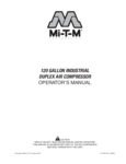 Mi-T-M Air Compressor Manual