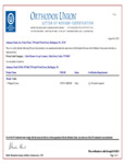 Kosher Certification Letter Kosher Certification Letter