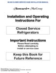90-040 CLOSED SERVICE CASE INSTALLATION MANUAL 2024 90-040 CLOSED SERVICE CASE INSTALLATION MANUAL 2024