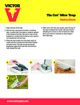 Victor® TIN CAT Live Catch Mouse Trap - 1-Trap