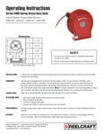1/2 IN. X 50 FT. PREMIUM DUTY HOSE REEL manual 1/2 IN. X 50 FT. PREMIUM DUTY HOSE REEL manual