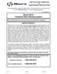 9201e INSTALLATION, OPERATION & MAINTENANCE INSTRUCTIONS 9201e INSTALLATION, OPERATION & MAINTENANCE INSTRUCTIONS