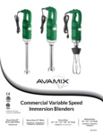 Avamix Immersion Blender Manual