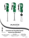 Avamix IB Immersion Blender Manual