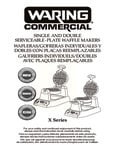 Waring X Series Waffle Makers Manual